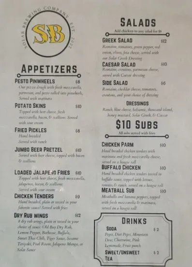 Menu 2