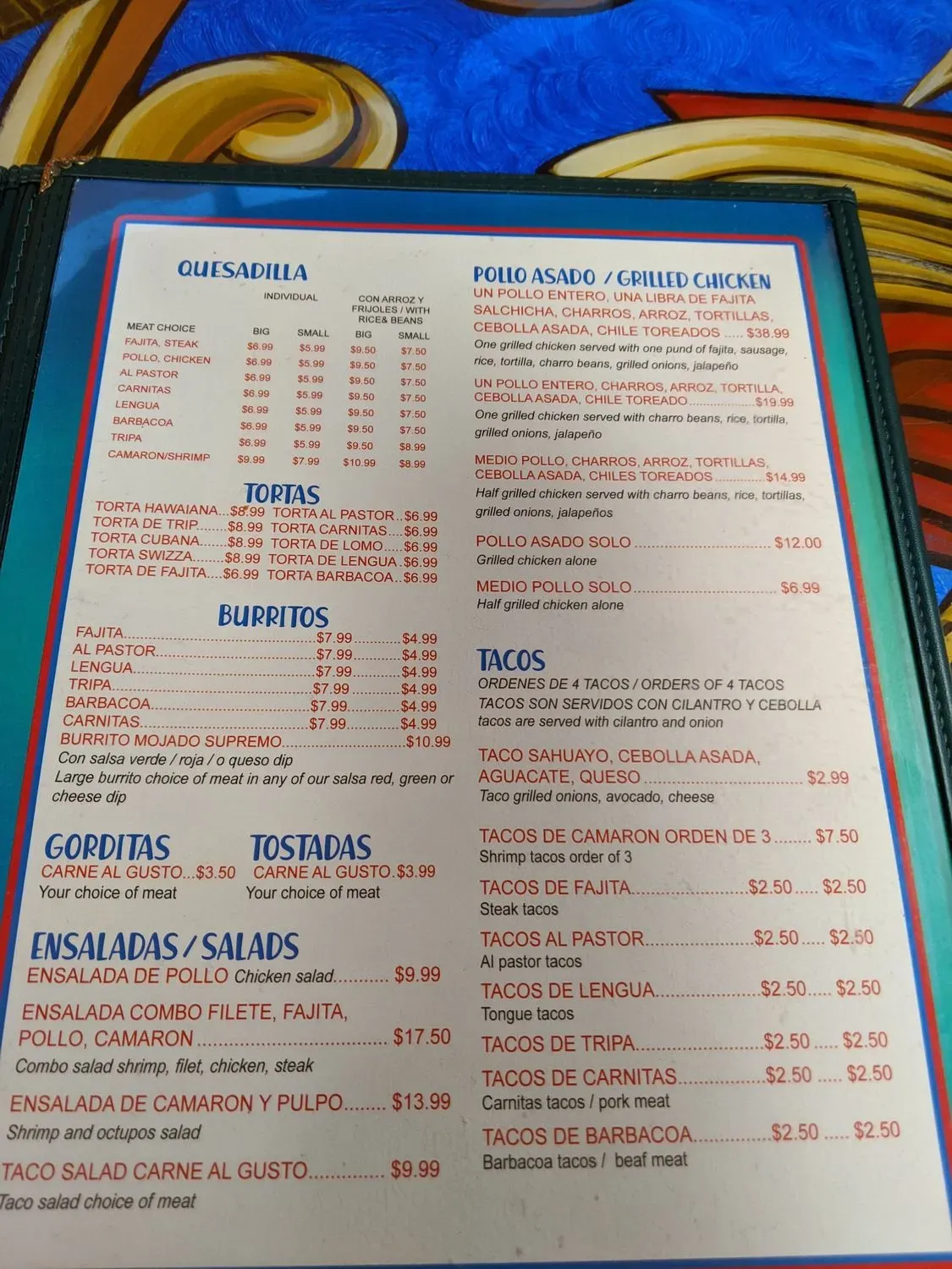 Menu 3