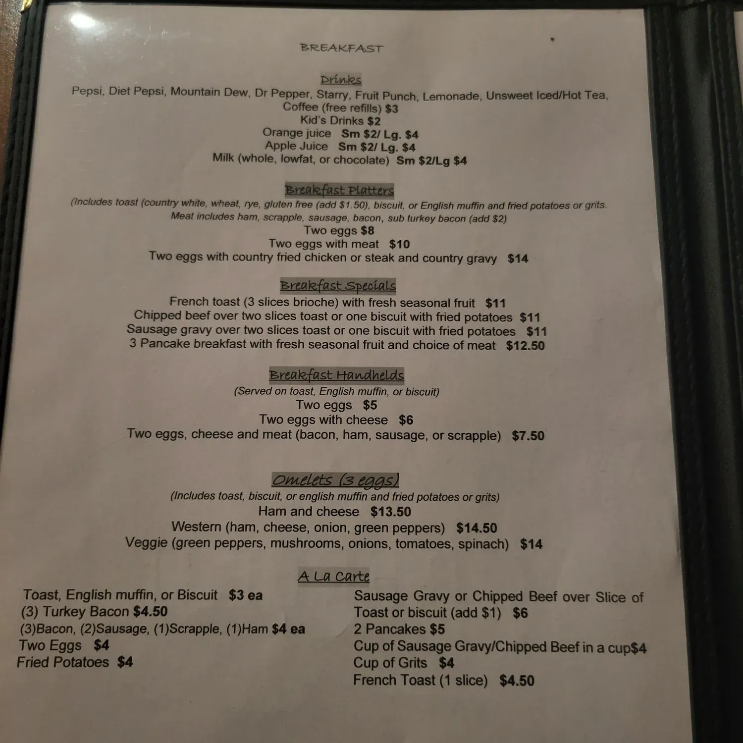 Menu 4