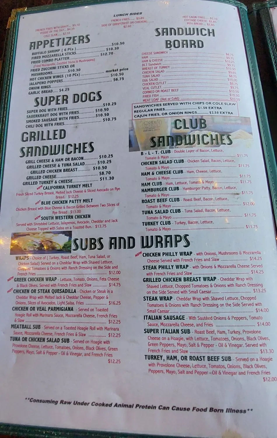 Menu 3