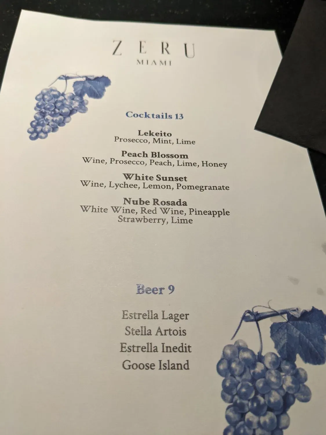 Menu 5