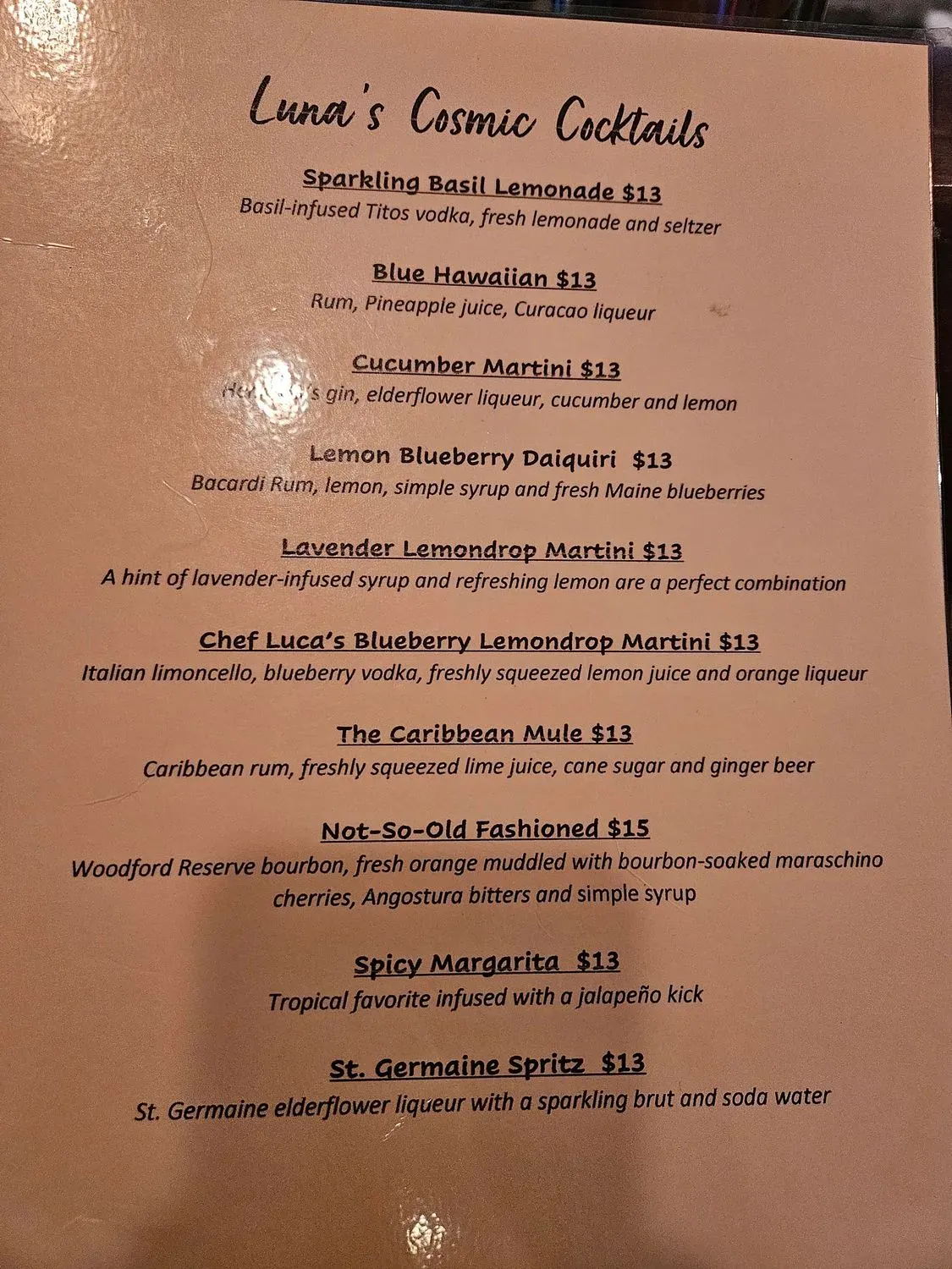 Menu 5