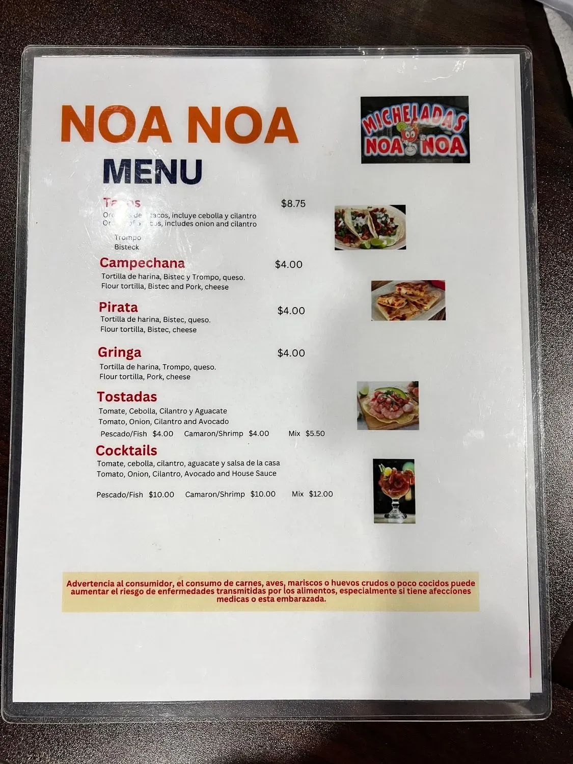 Menu 4