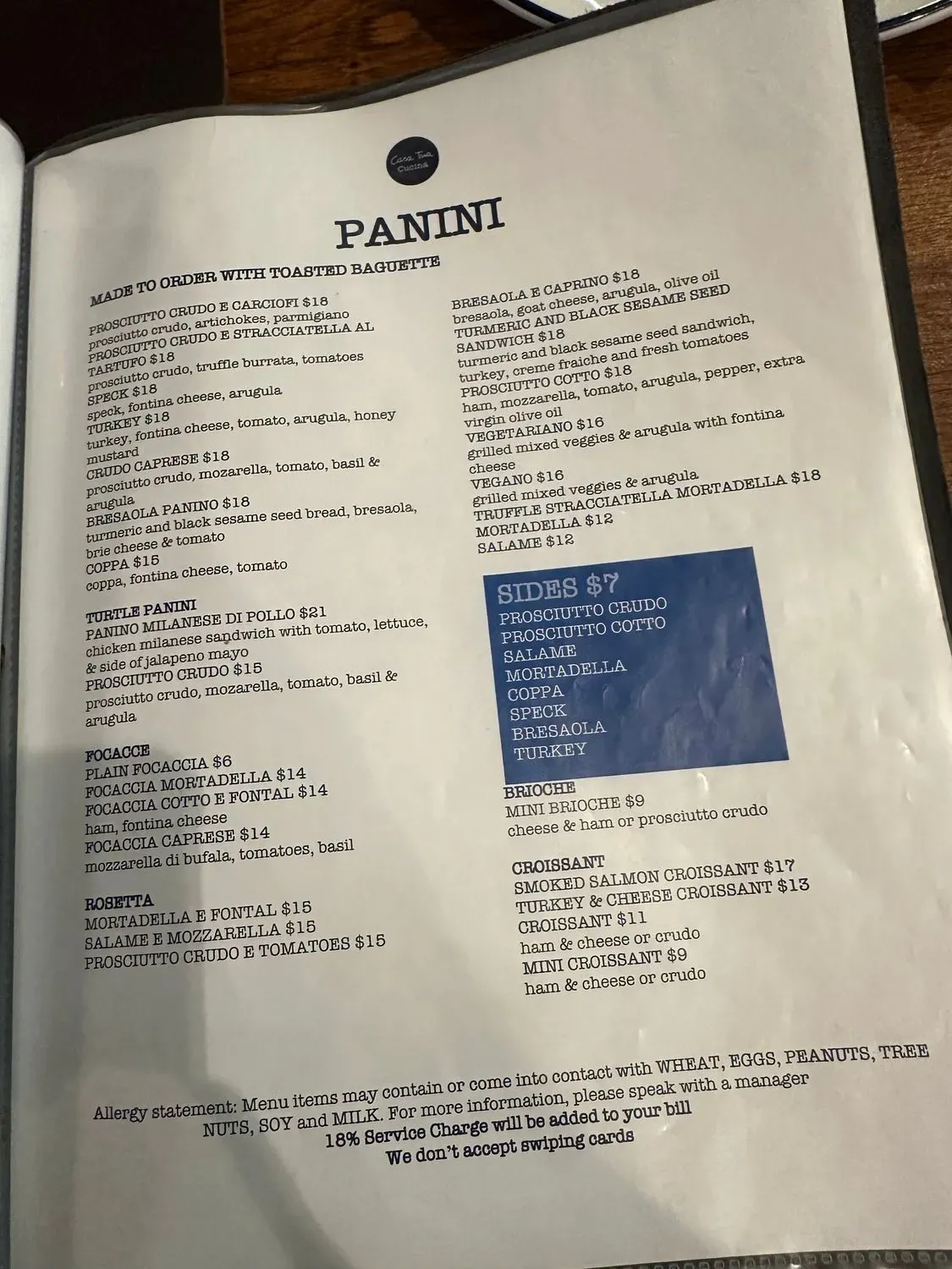 Menu 5