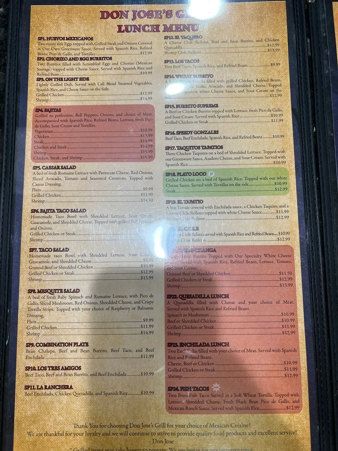 Menu 5