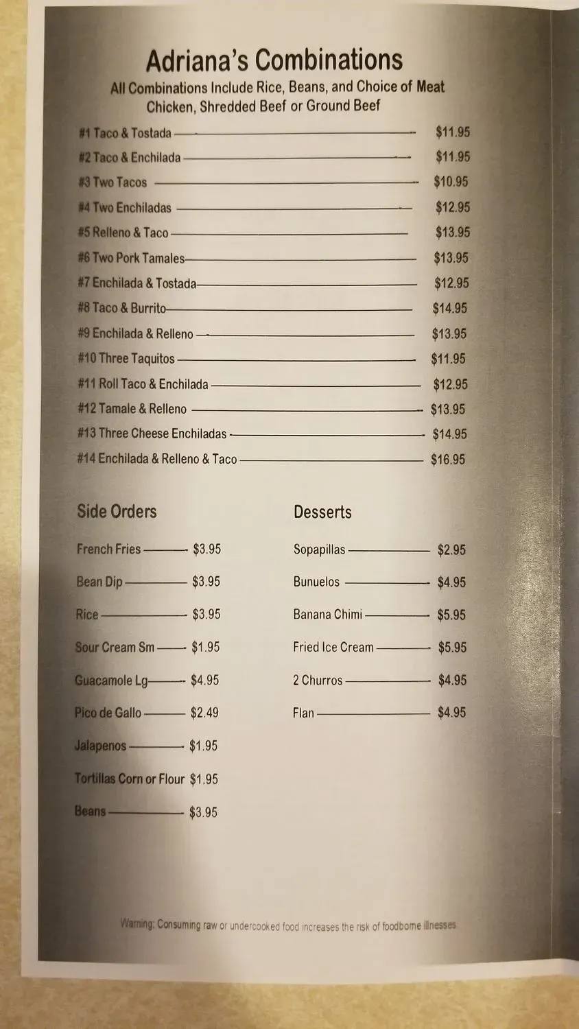 Menu 2