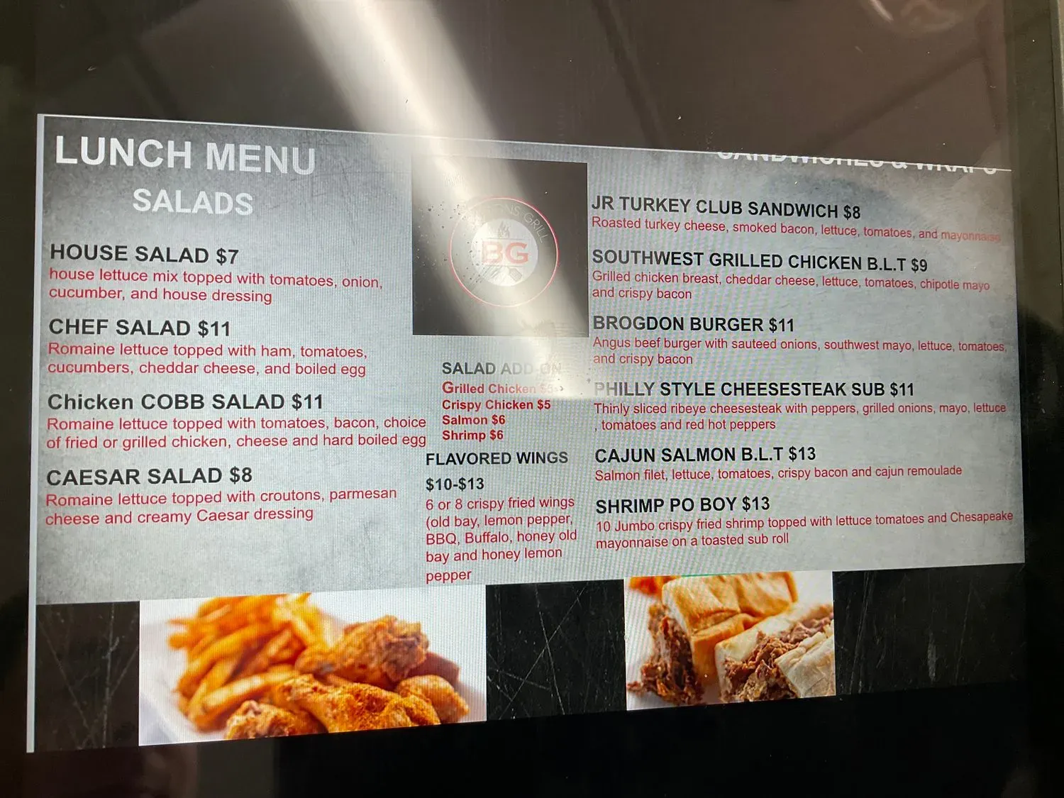 Menu 2