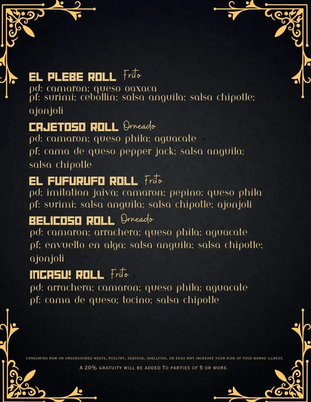 Menu 3