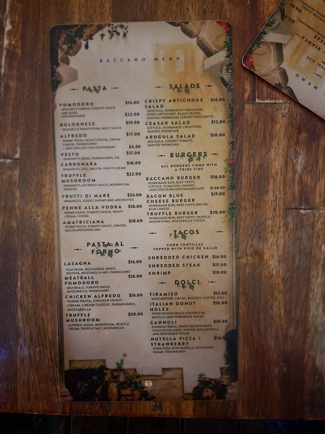 Menu 2