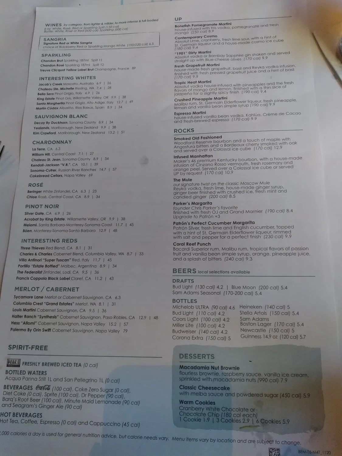 Menu 4