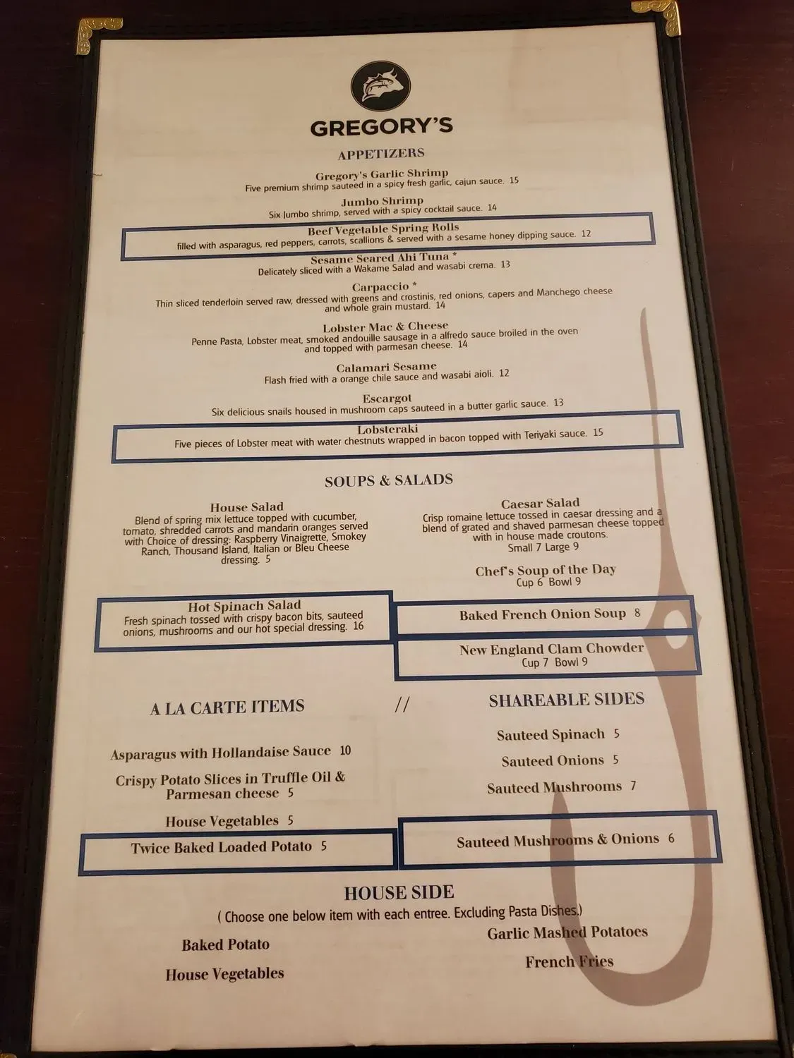 Menu 4