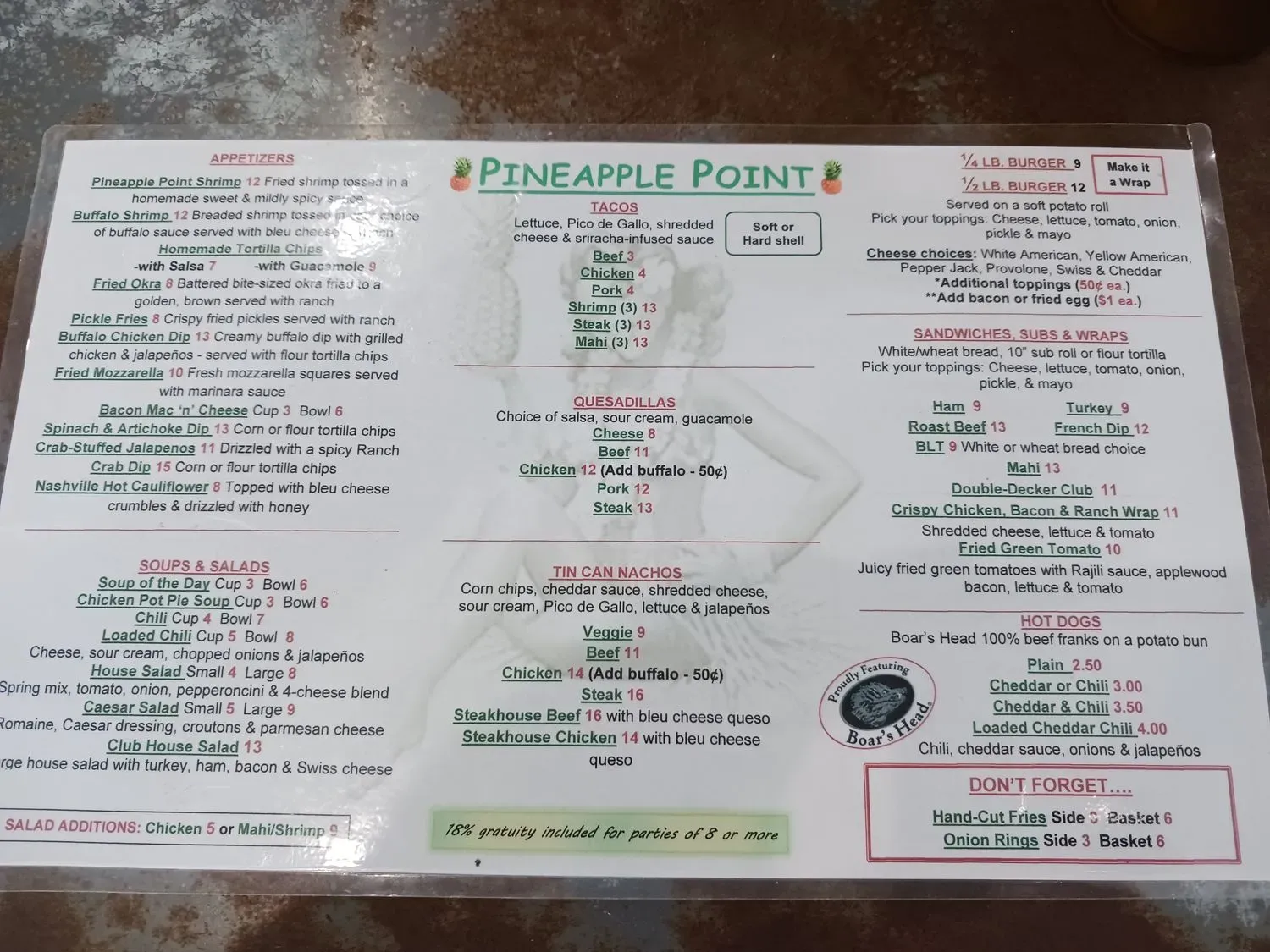 Menu 3