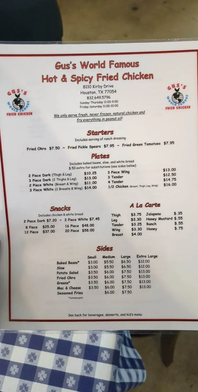 Menu 6