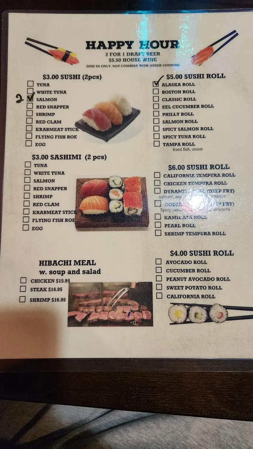 Menu 6