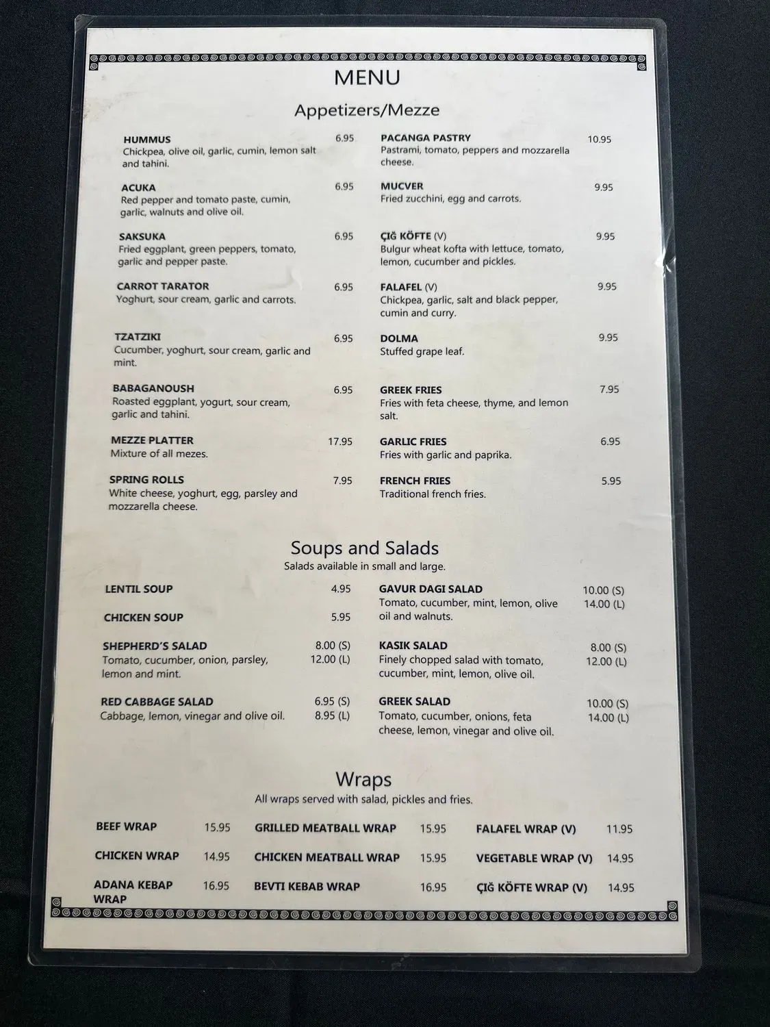 Menu 3