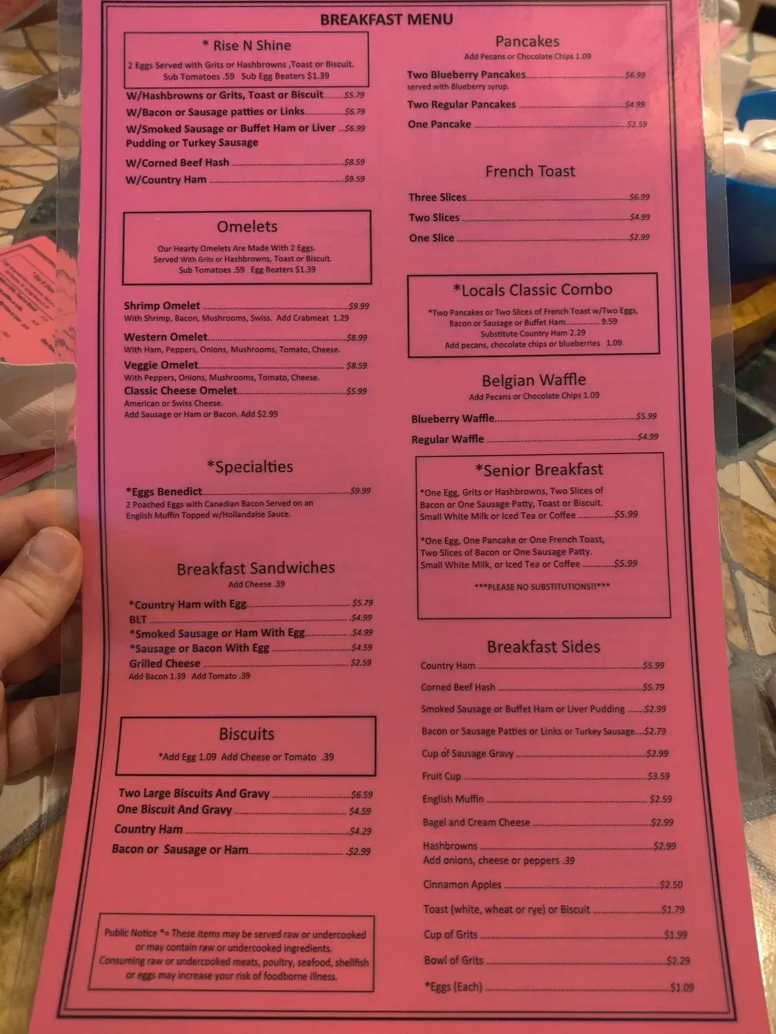 Menu 3