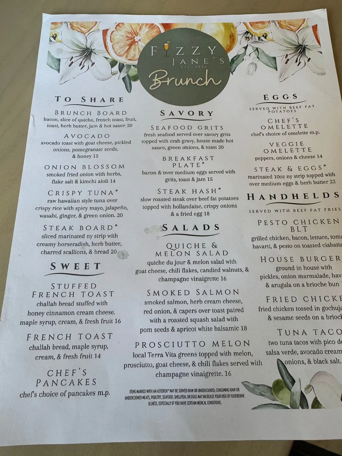 Menu 6