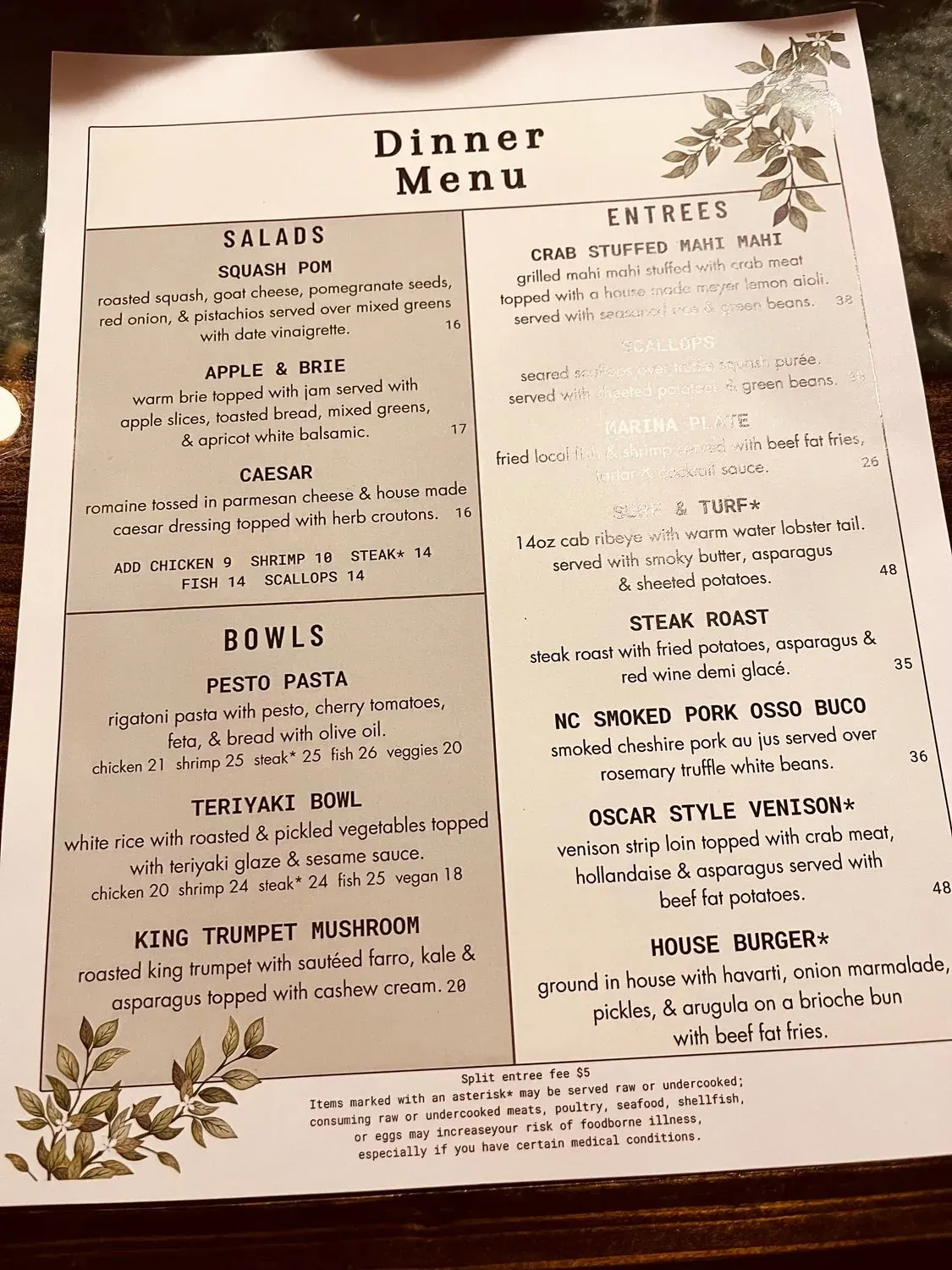 Menu 3