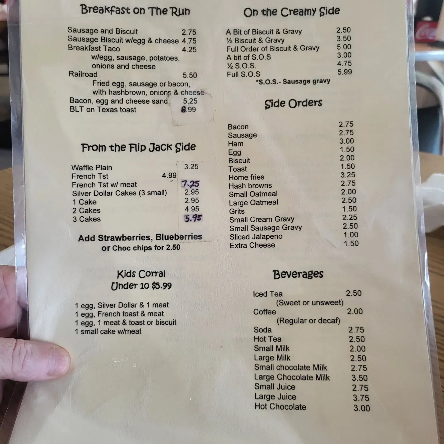 Menu 5