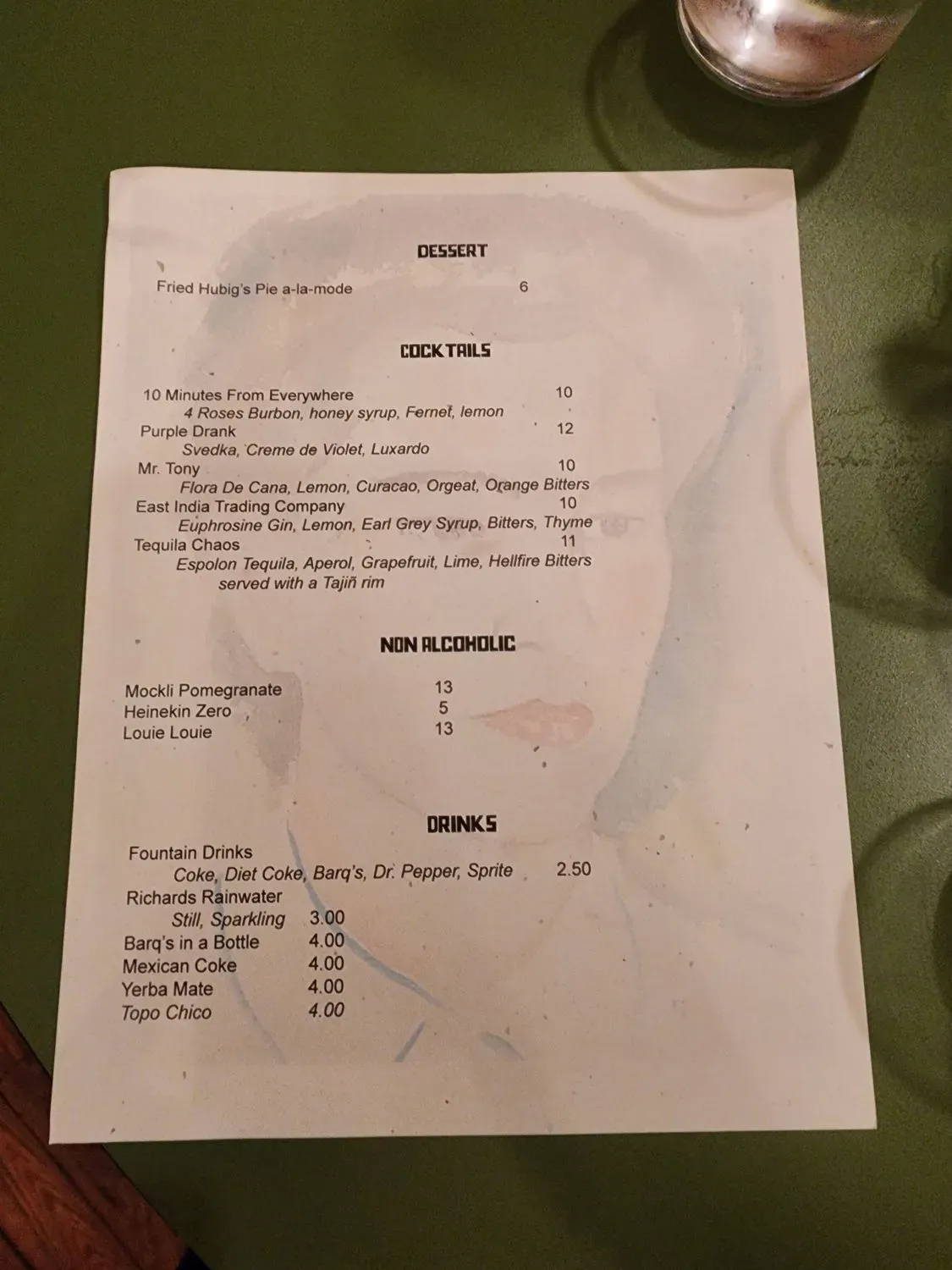 Menu 4