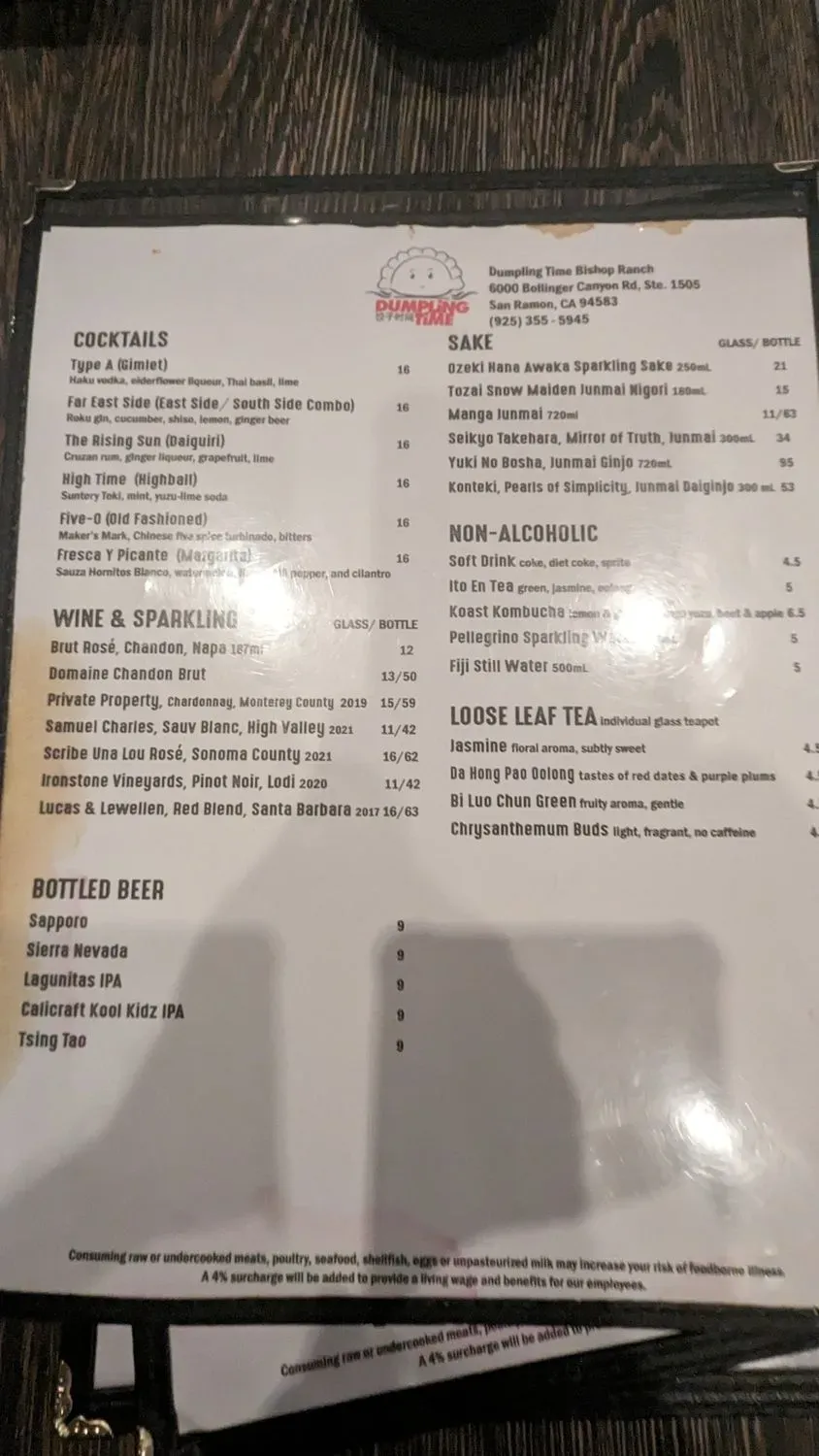 Menu 6