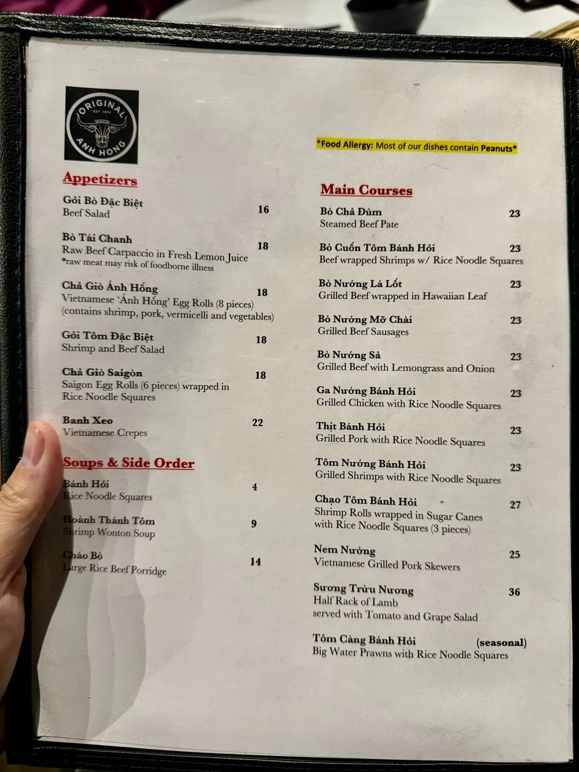 Menu 4