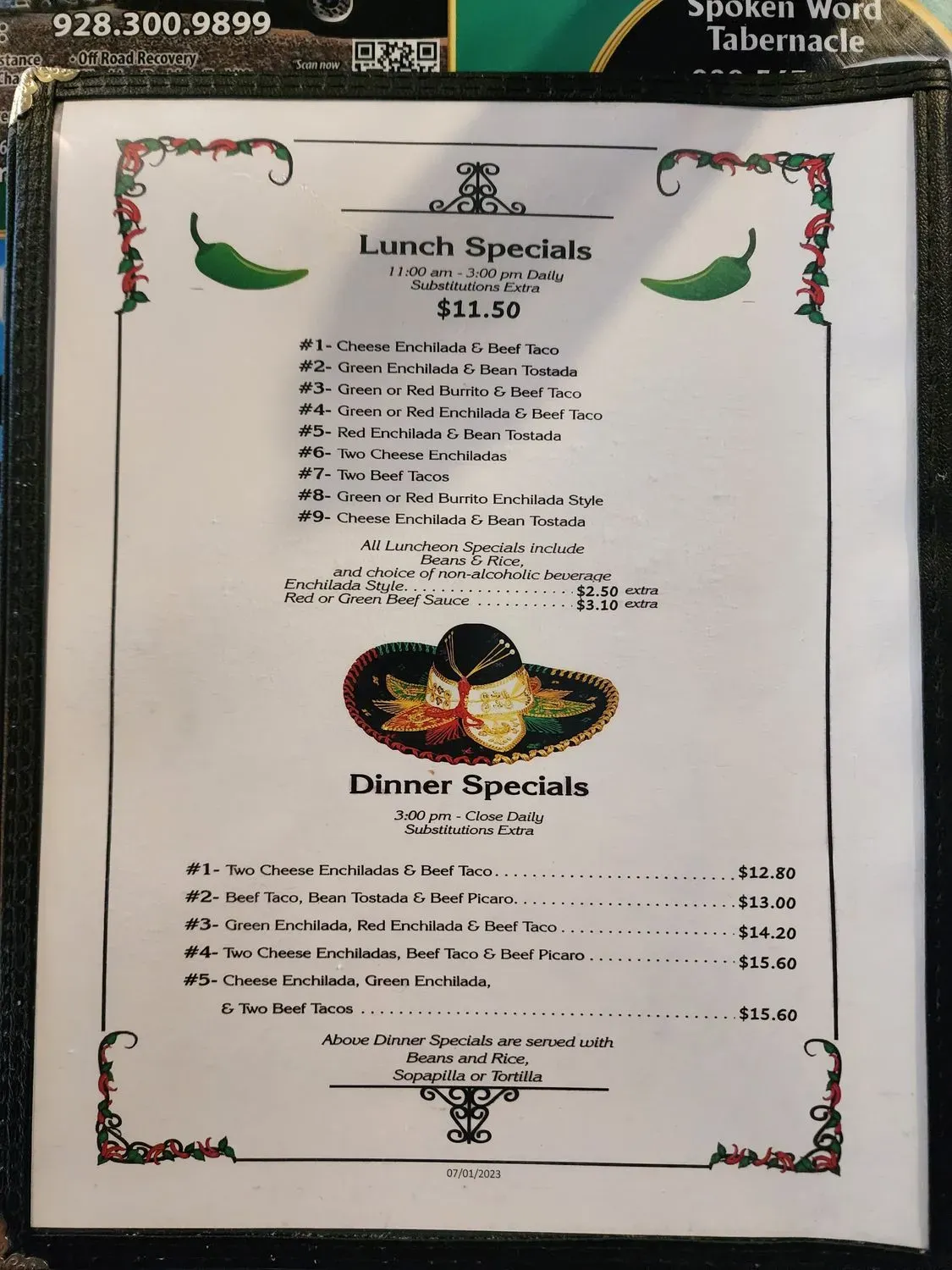 Menu 2