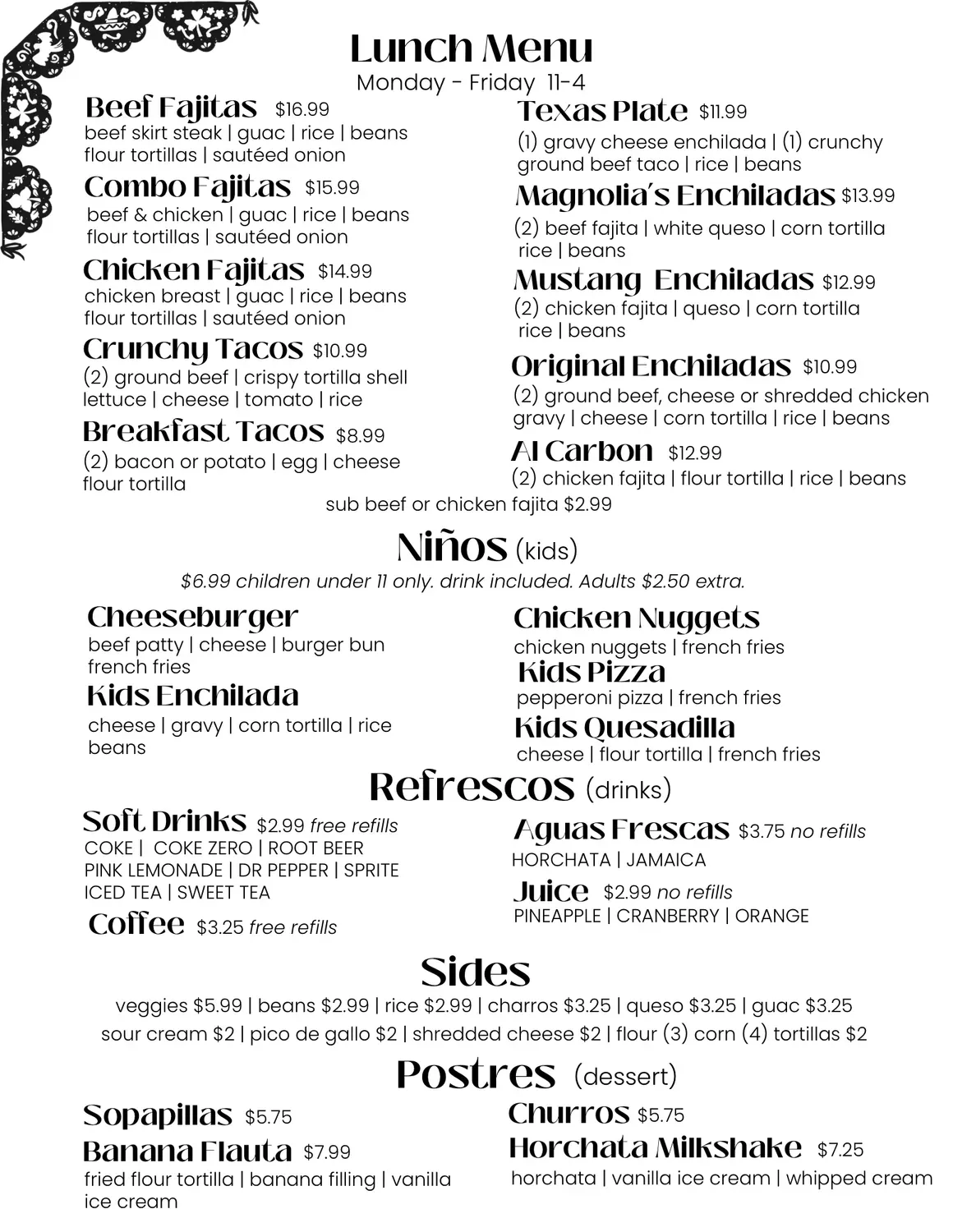 Menu 6