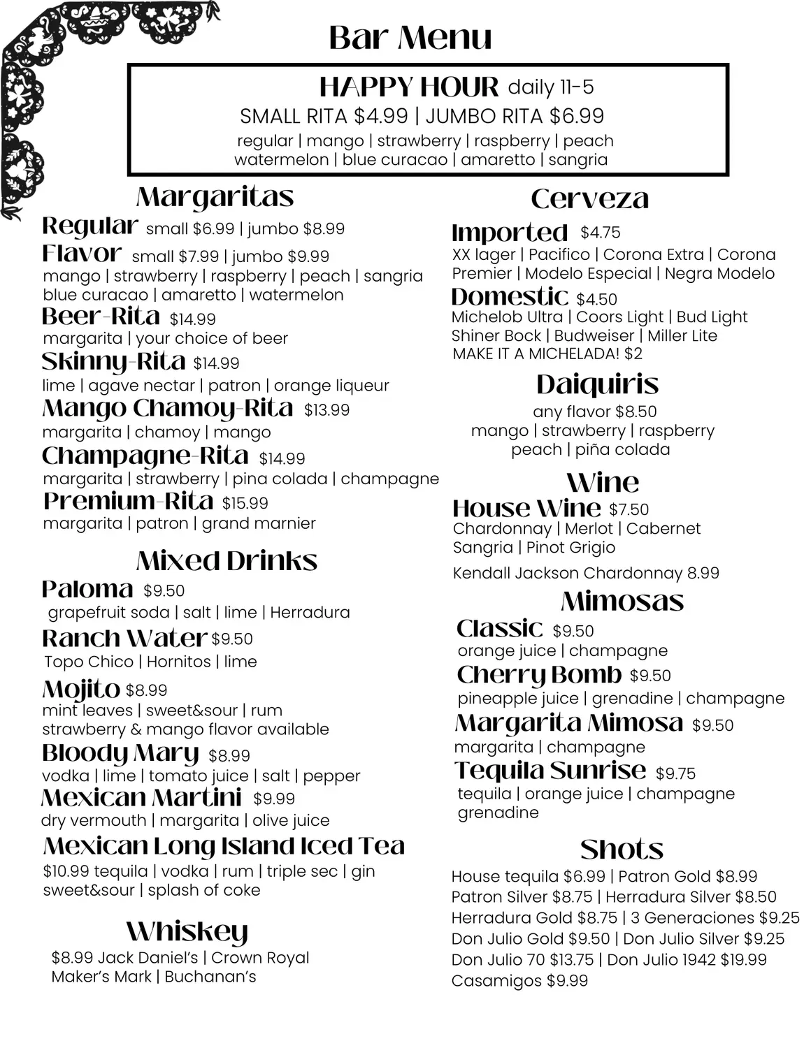 Menu 4