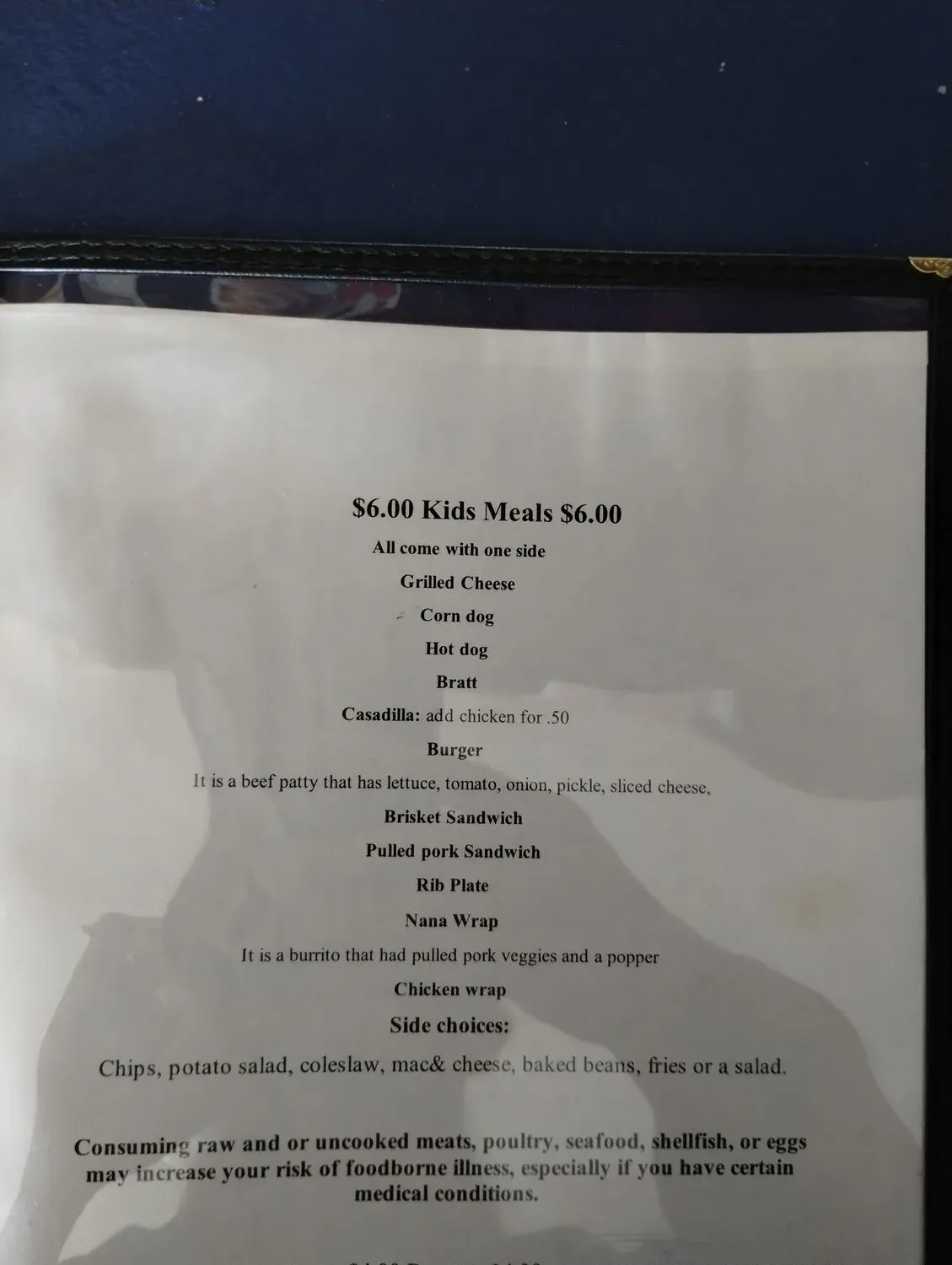 Menu 6