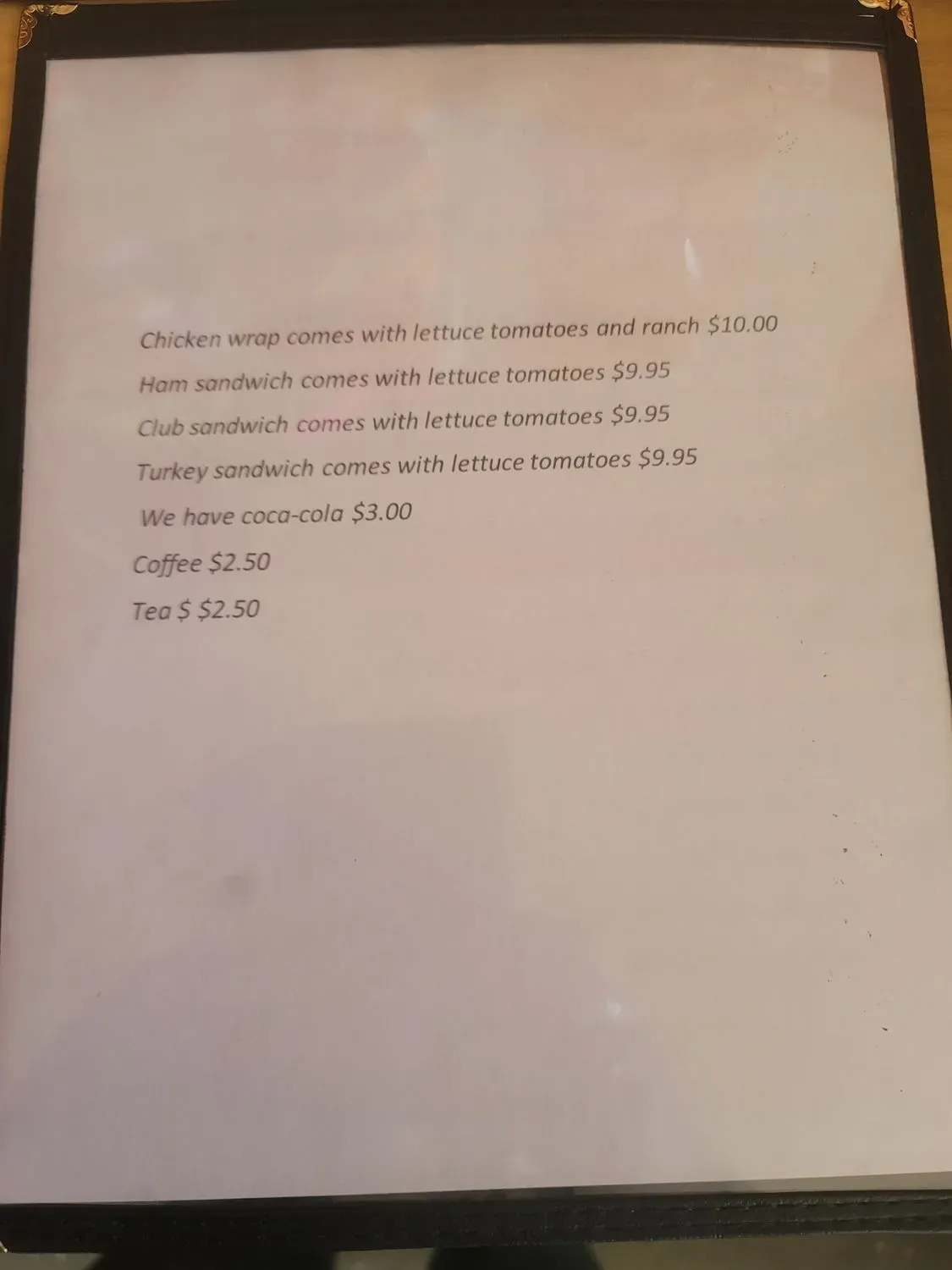 Menu 4