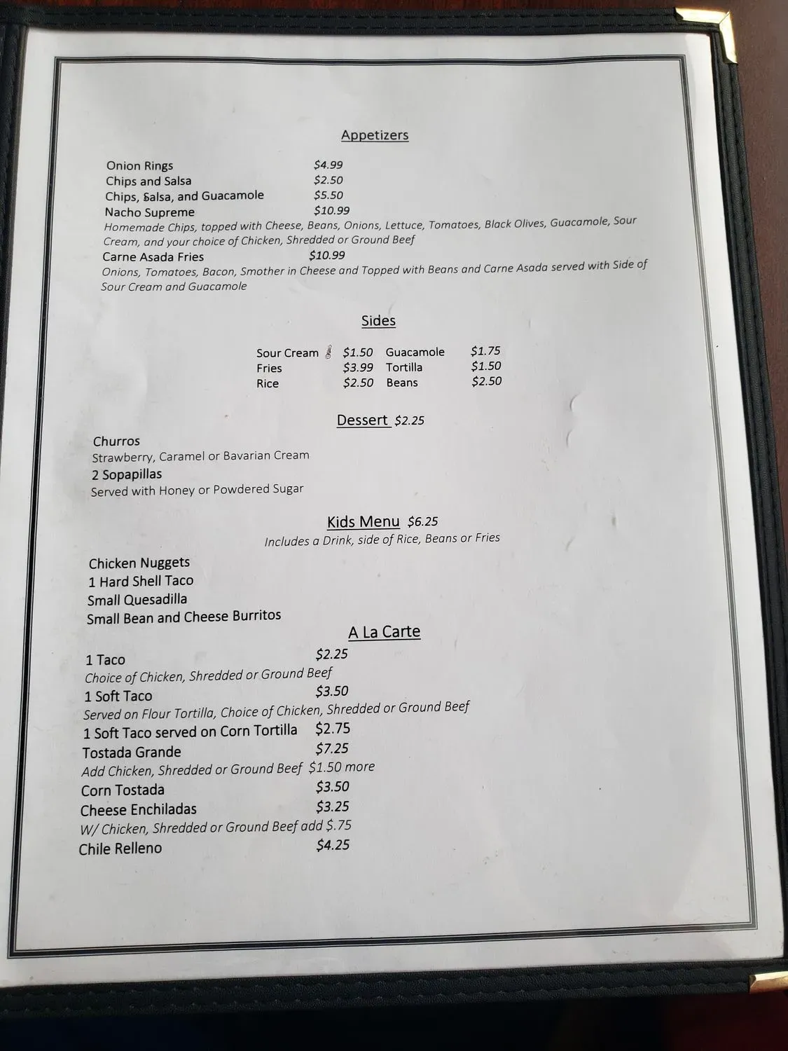 Menu 2