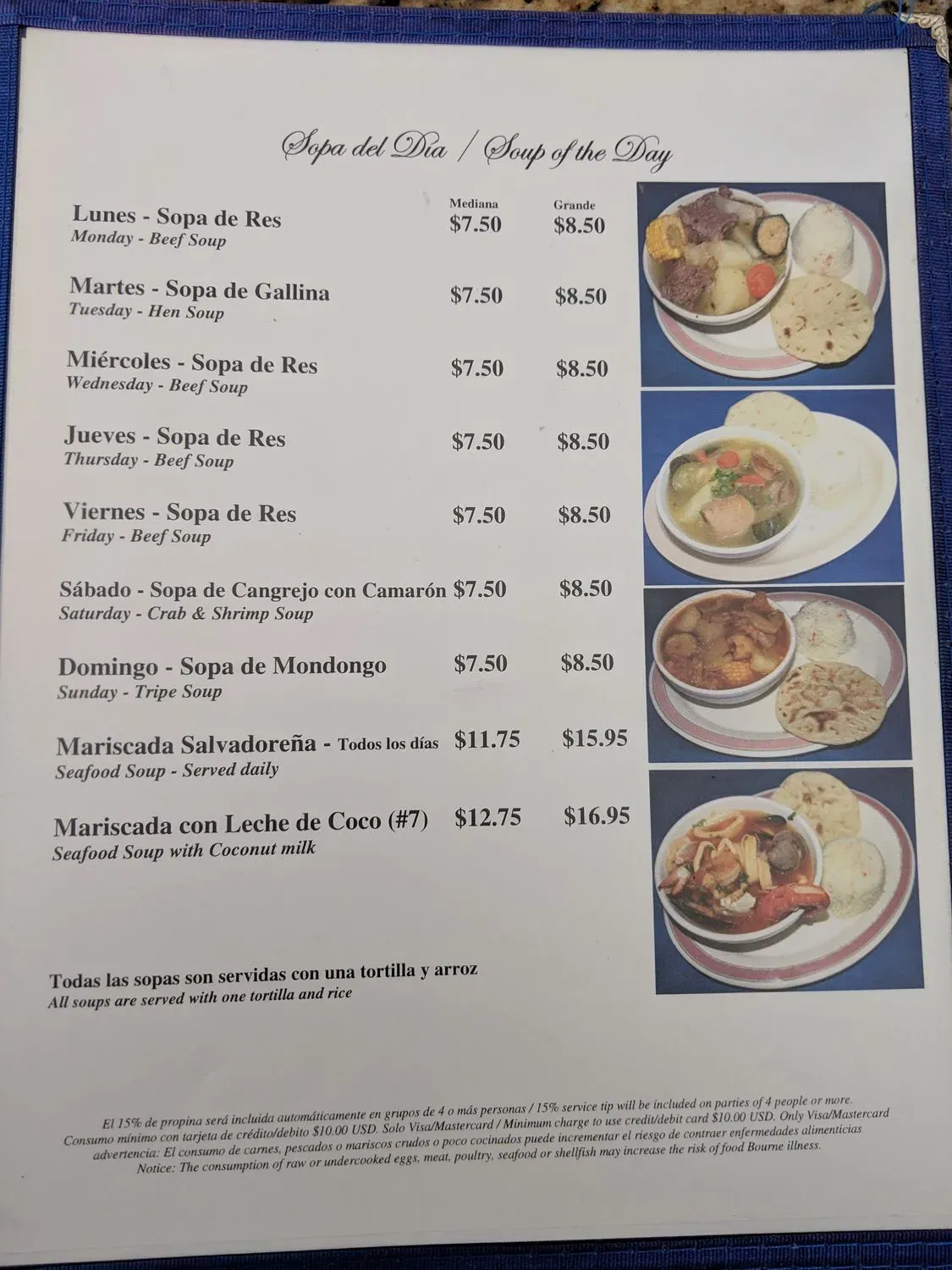 Menu 5