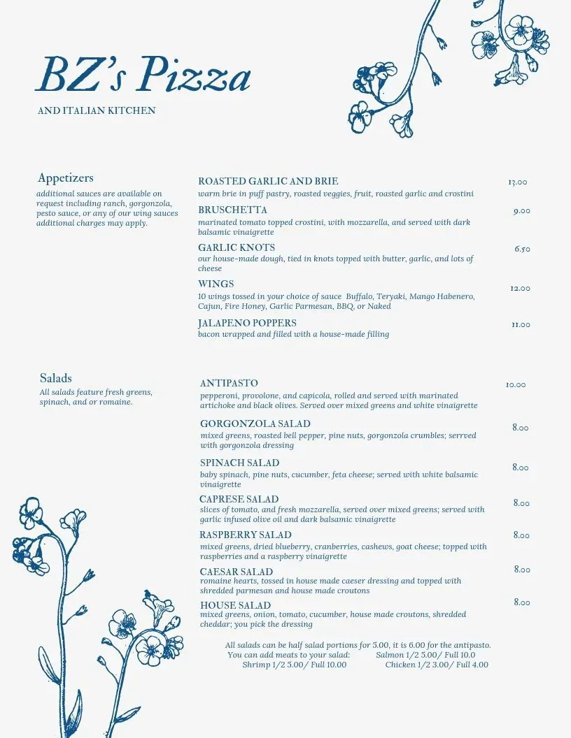 Menu 3