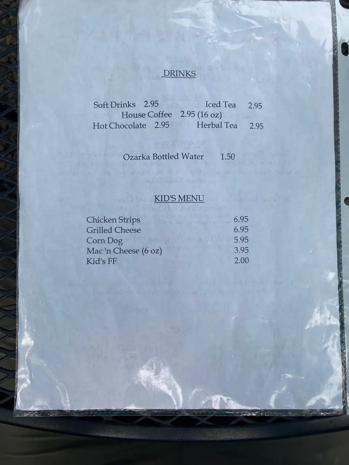 Menu 4