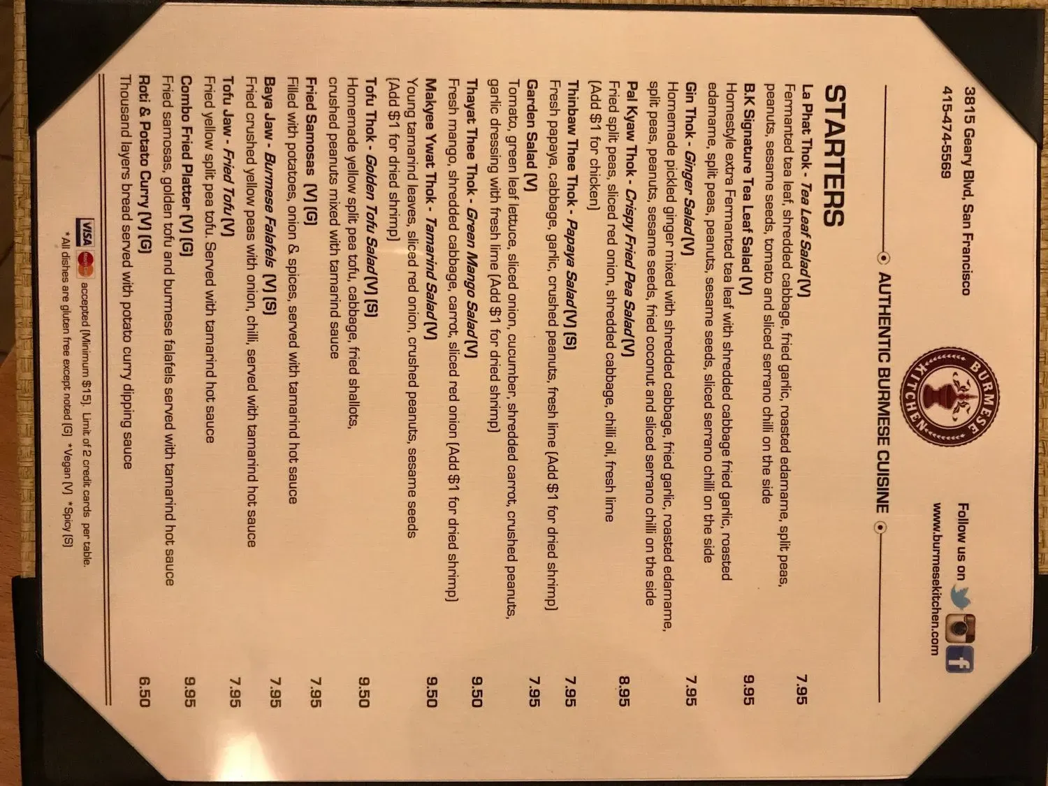 Menu 5