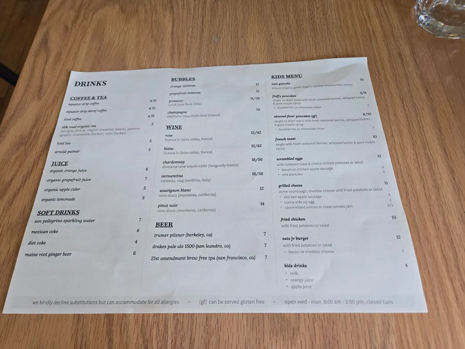 Menu 3