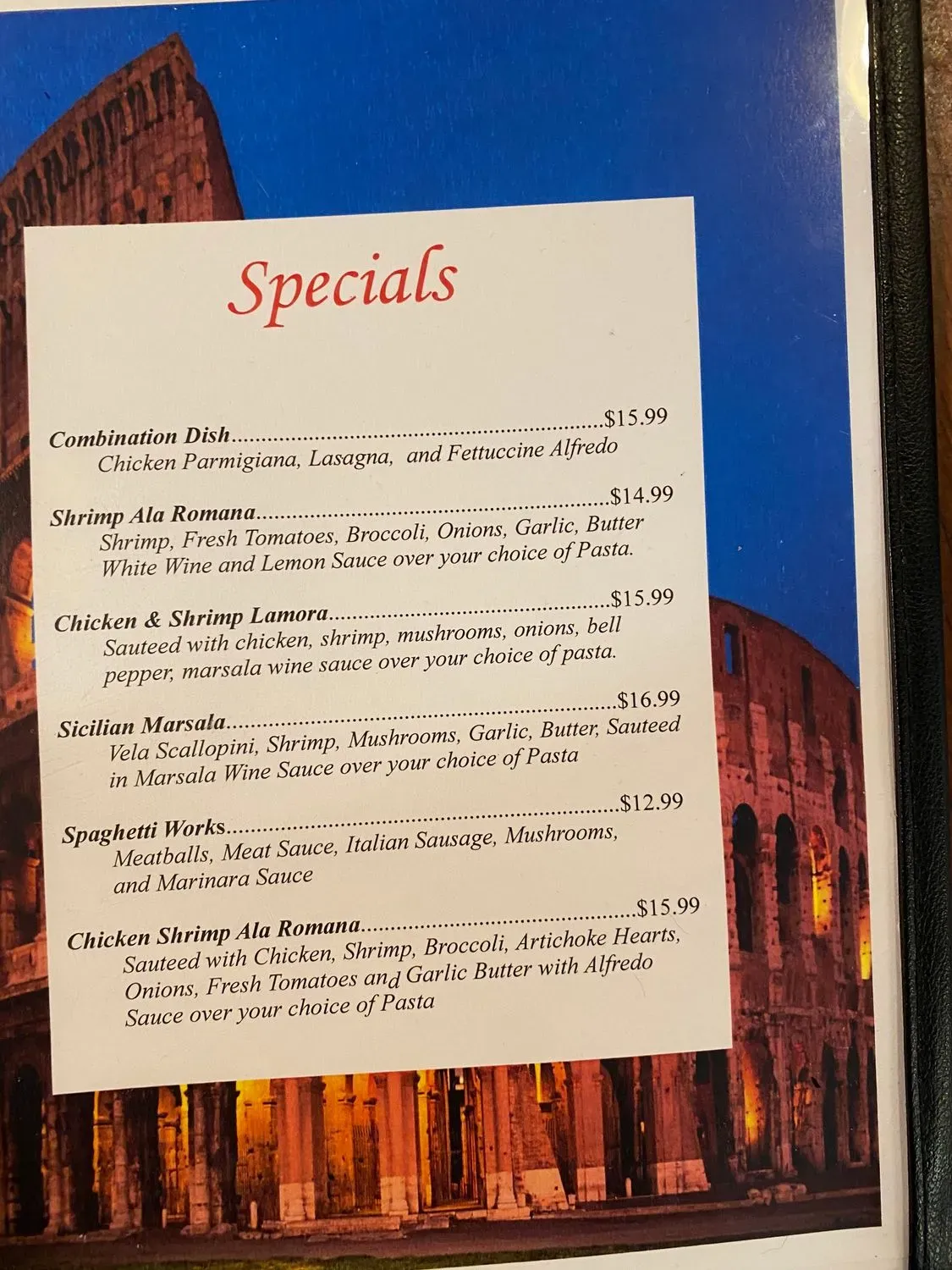 Menu 4