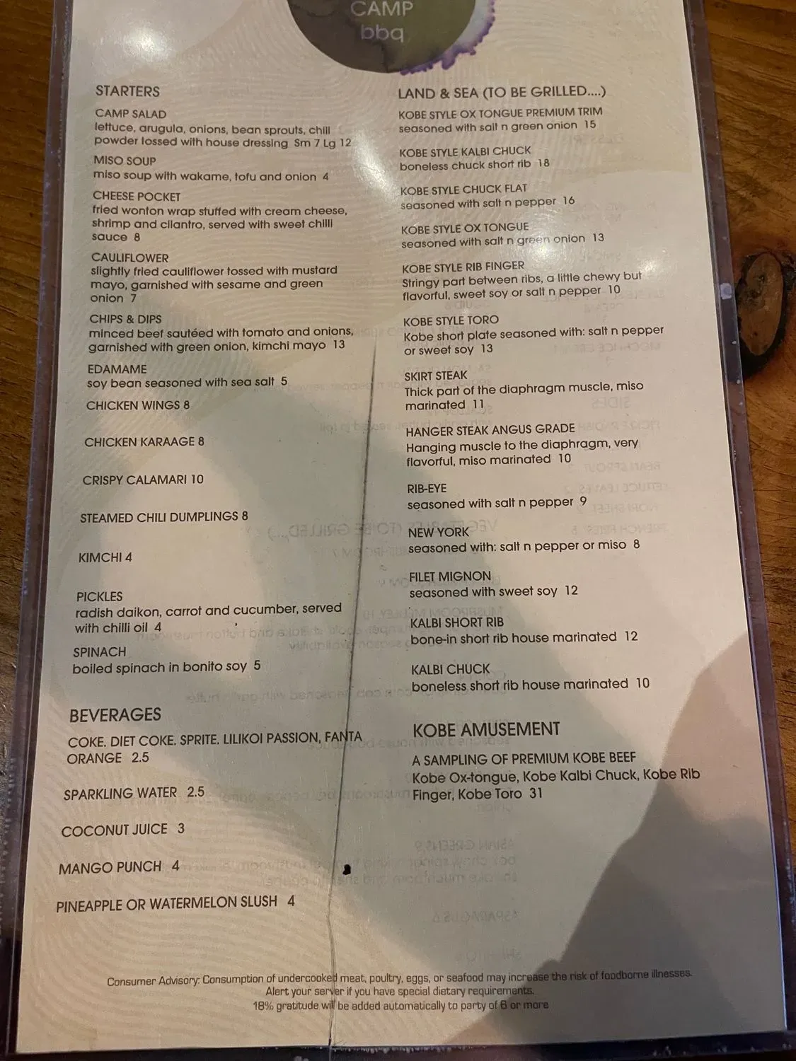 Menu 3