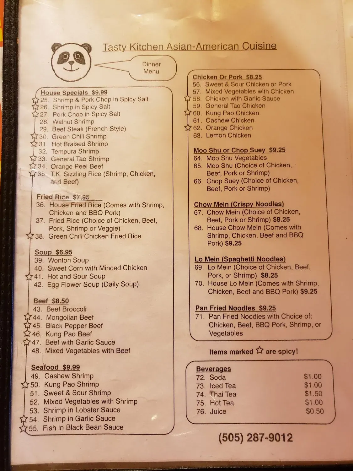 Menu 3