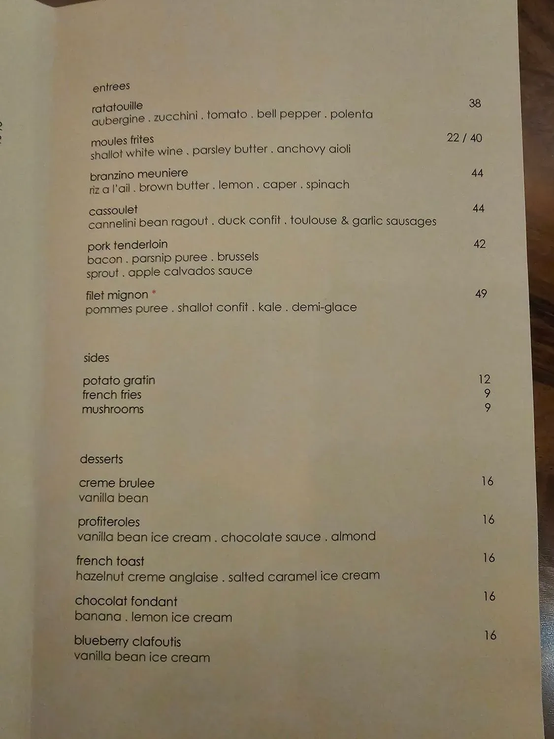 Menu 4