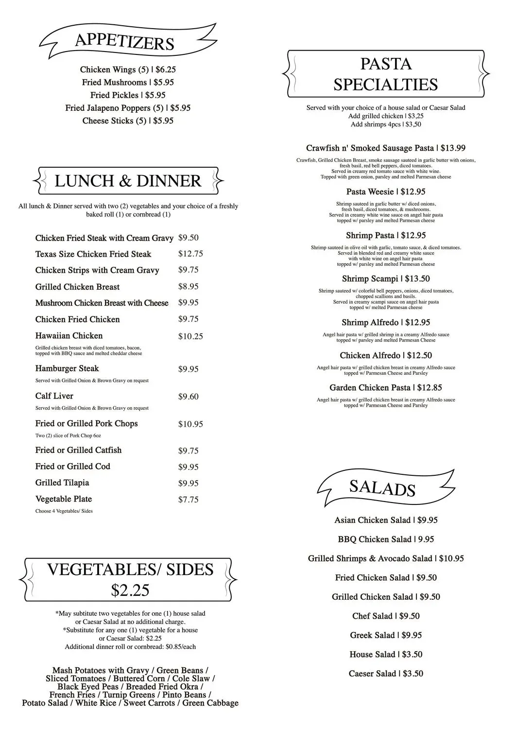 Menu 2