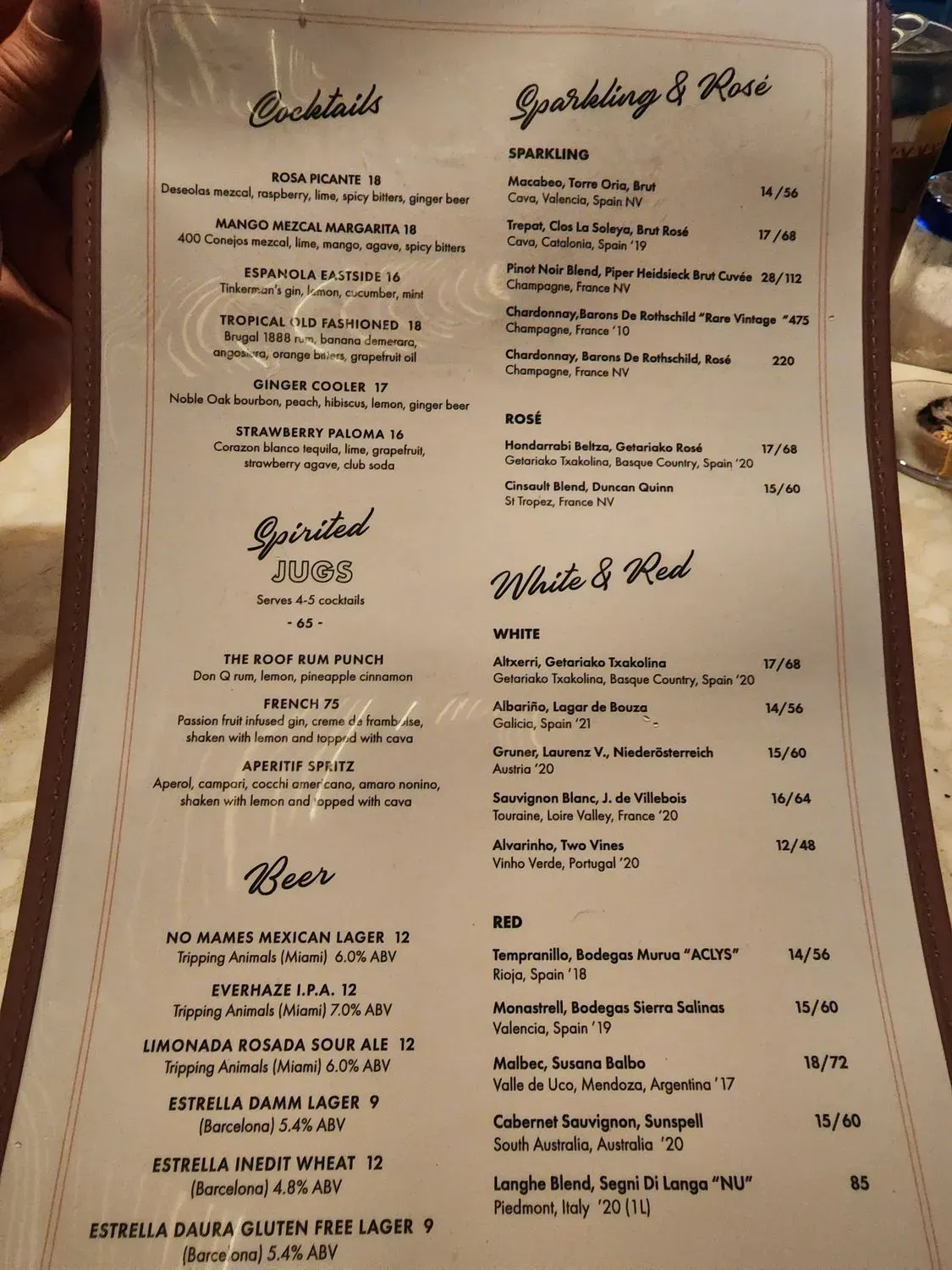 Menu 5