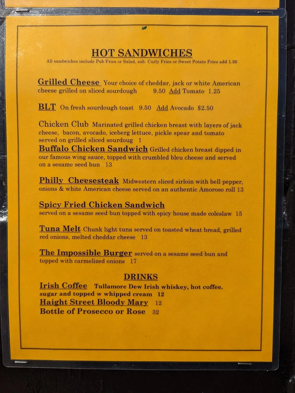 Menu 5