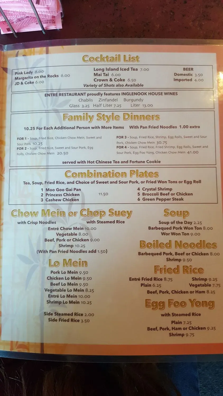 Menu 4