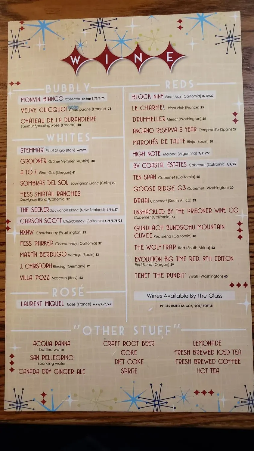The Kill Devil Grill Menu - Updated November 2025