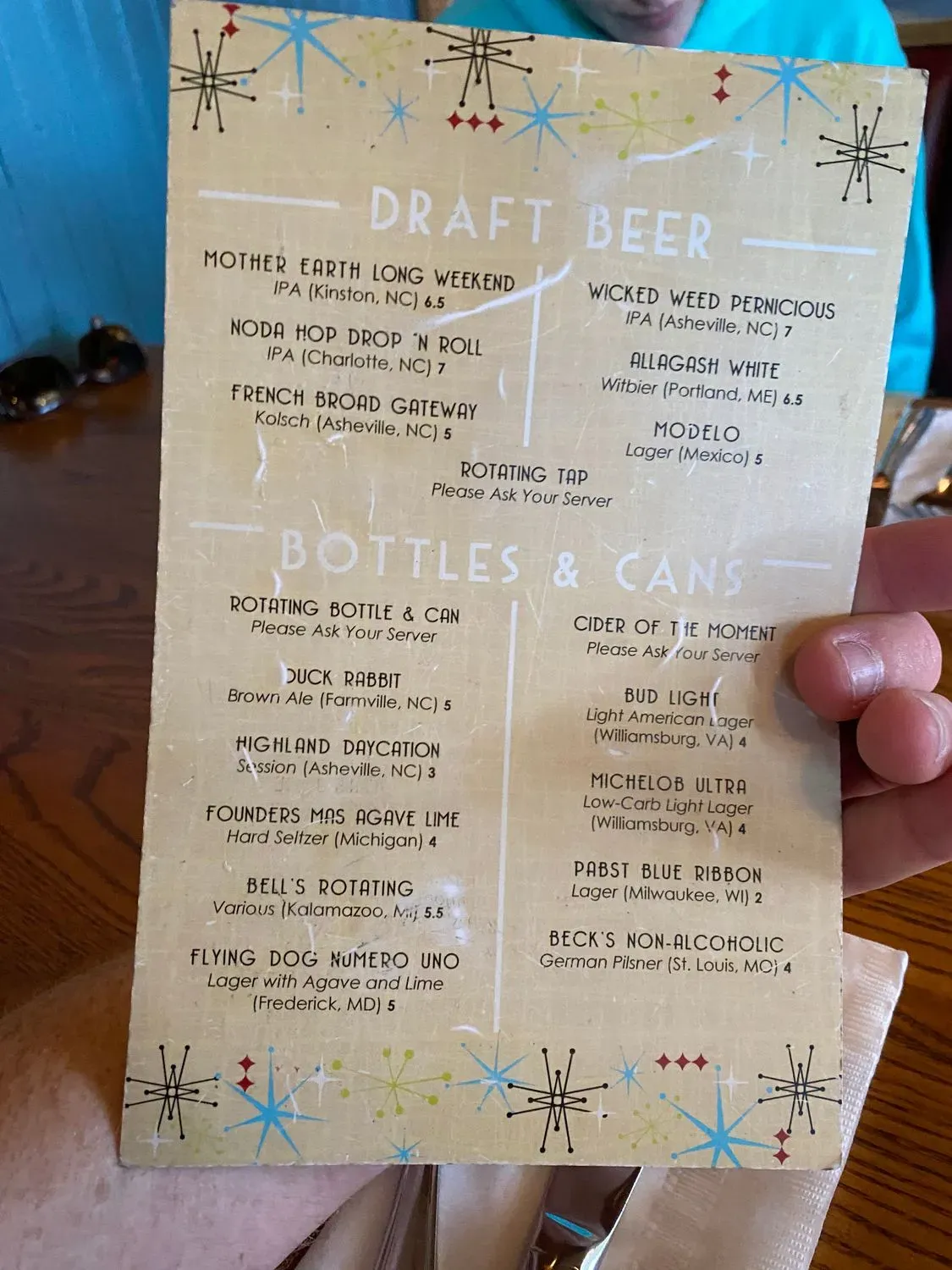 The Kill Devil Grill Menu - Updated November 2025