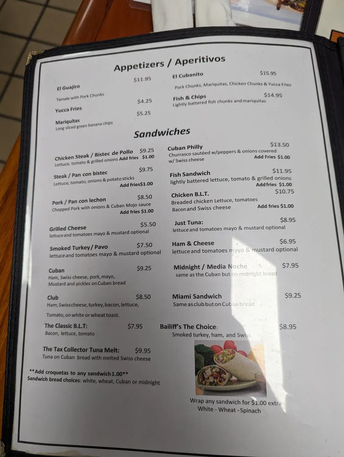 Menu 4