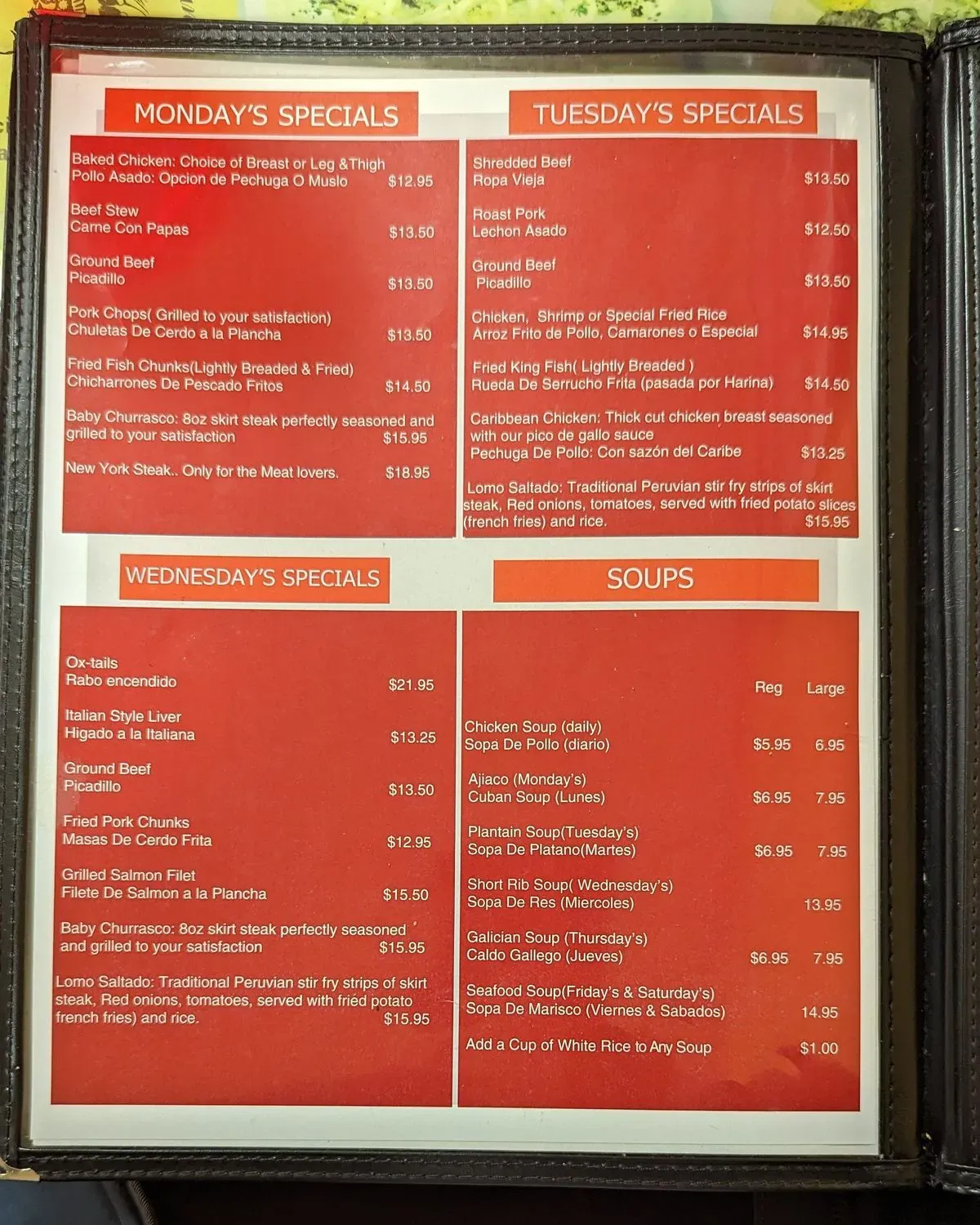 Menu 3