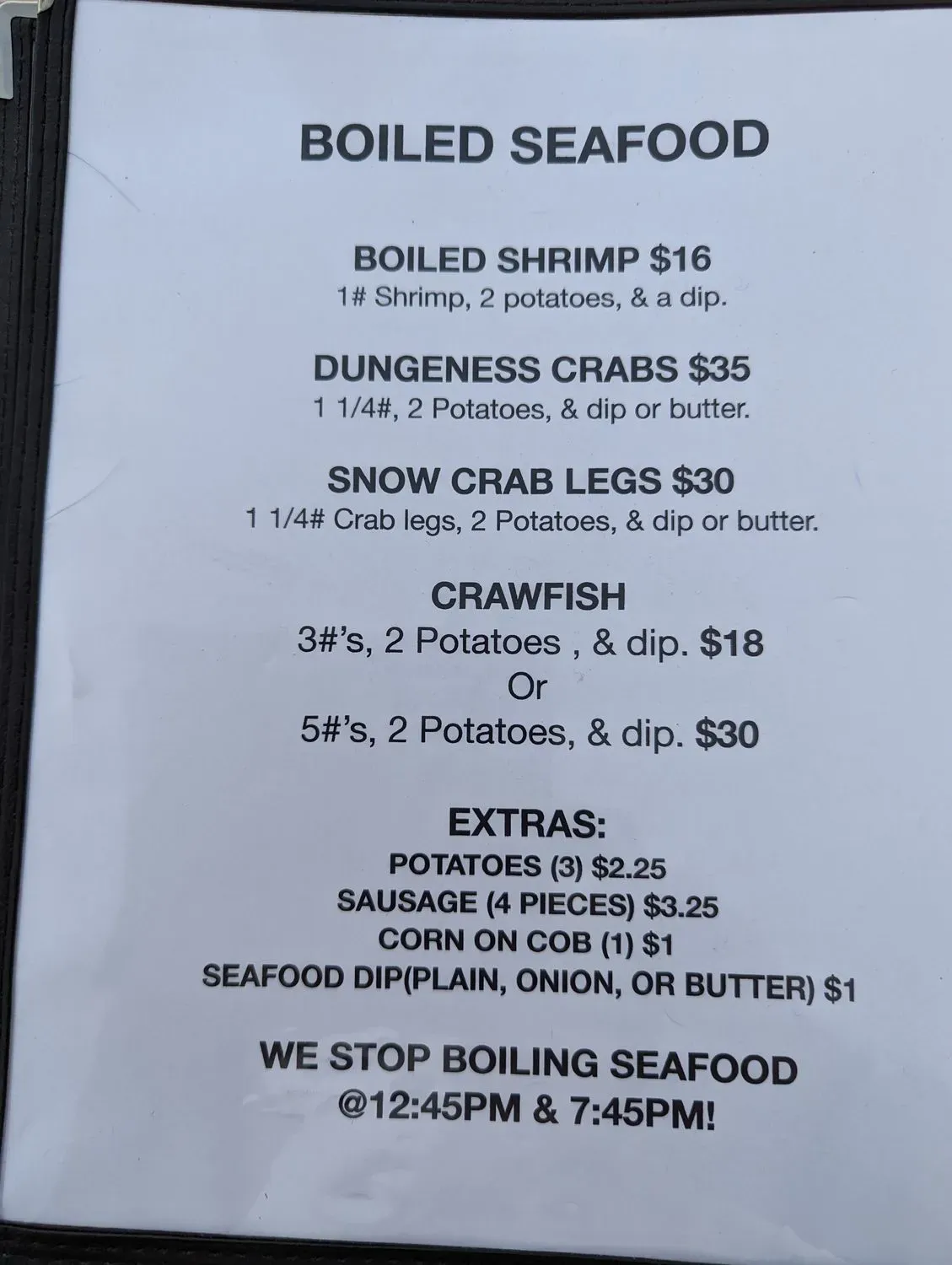 Cher Amie's Seafood Restaurant Menu - Updated October 2025